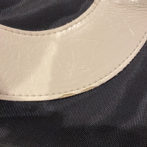 Puma black and cream colored fabric purse. - Picture 6 of 9